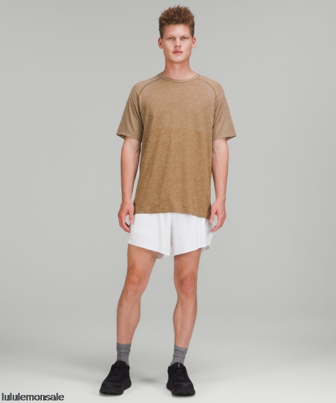 Lululemon Deutschland DELULU769 | Lululemon Deutschland White Opal Metal Vent Tech Kurzarmshirt 20